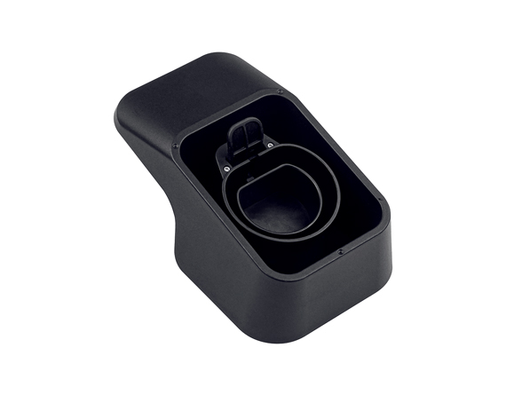 Soporte para conector Tipo 2 con organizador de cable