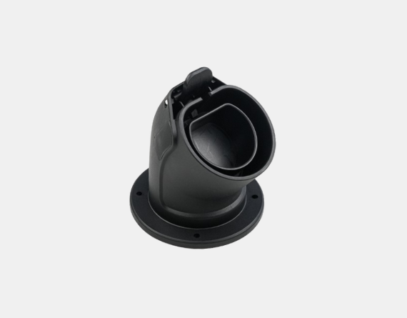 Soporte de pared inclinado para conector Tipo 2